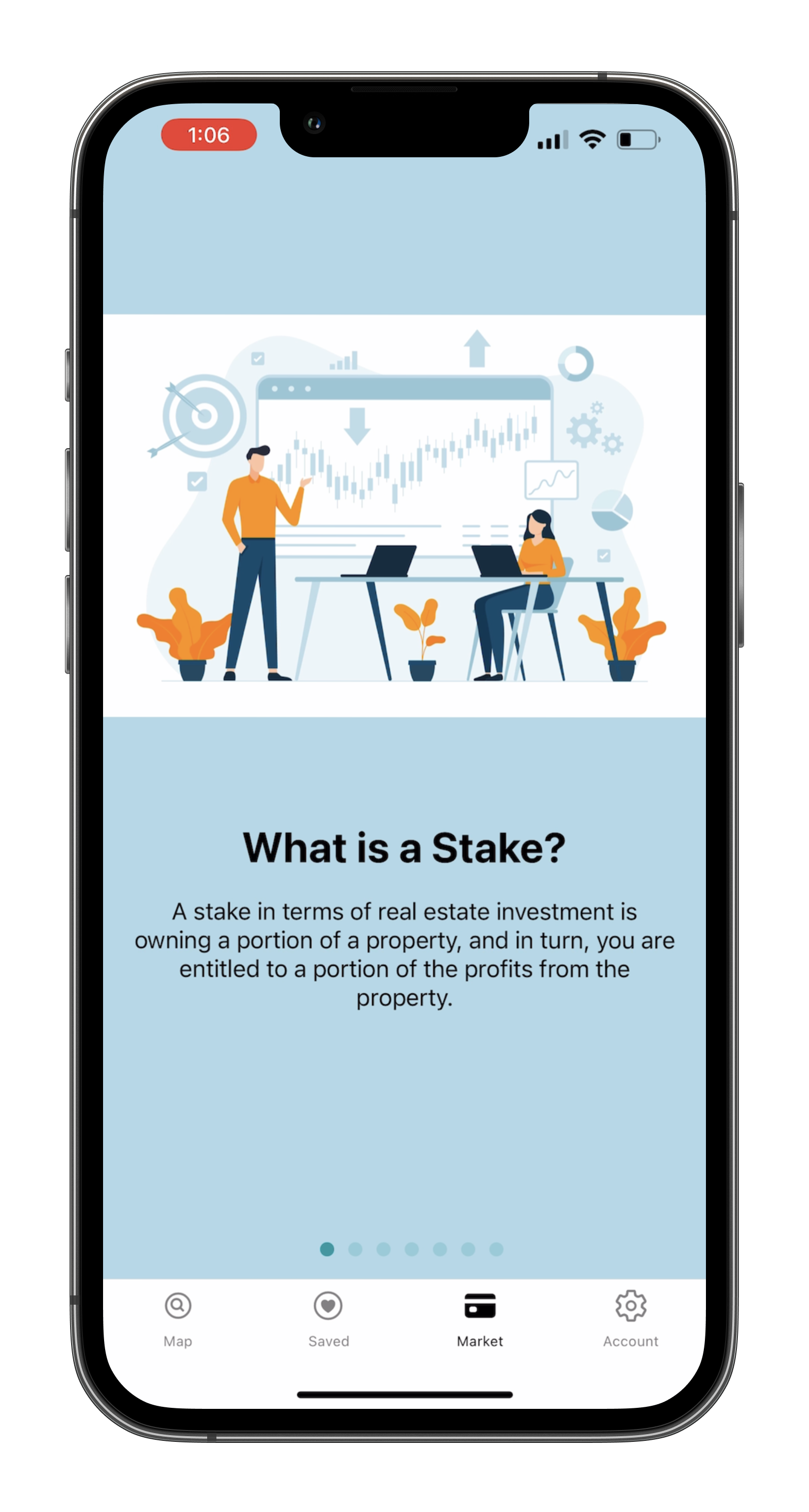 What is a stake?
